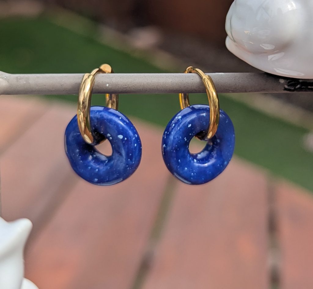Pendientes Órbita Azul Noche